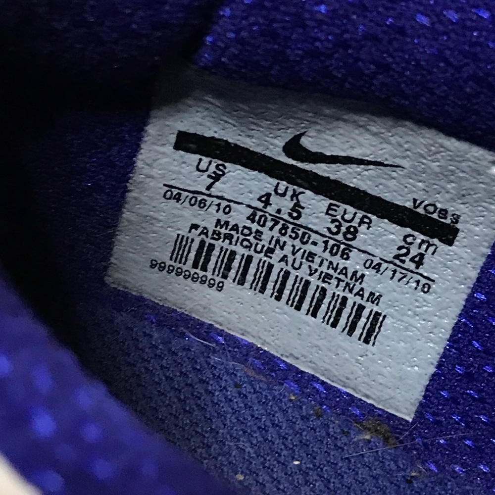Training Air Visi Fly White Royal Blue 407850-106 - Picture 4 of 5